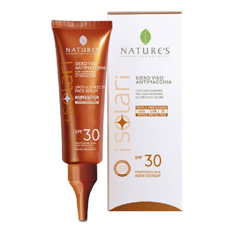 Nature's I Solari Siero Viso Antimacchia Spf30 50 ml